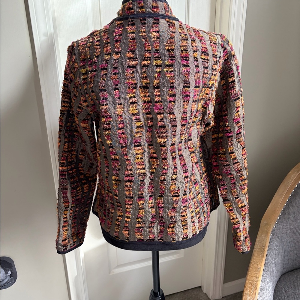 Source Unknown Multicolor Teddy Jacket - image 5